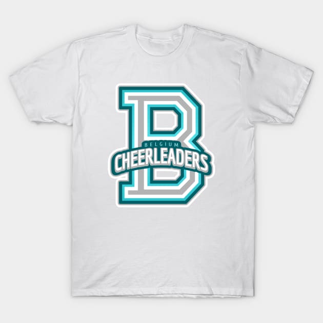 Belgium Cheerleader T-Shirt by Tip Top Tee's